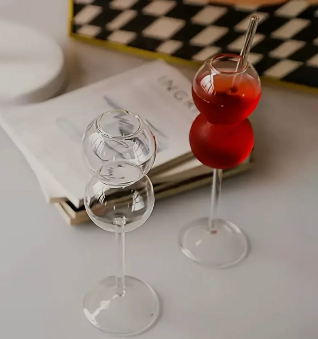 Bubbles Glass Duo