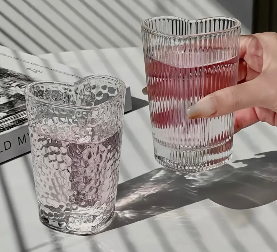 Heart Shaped Glass Duo
