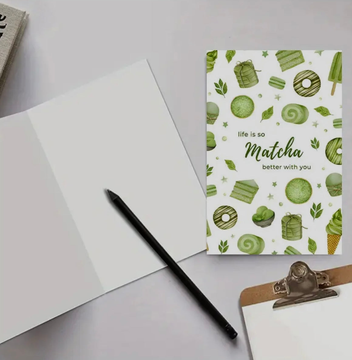 Matcha Love Card