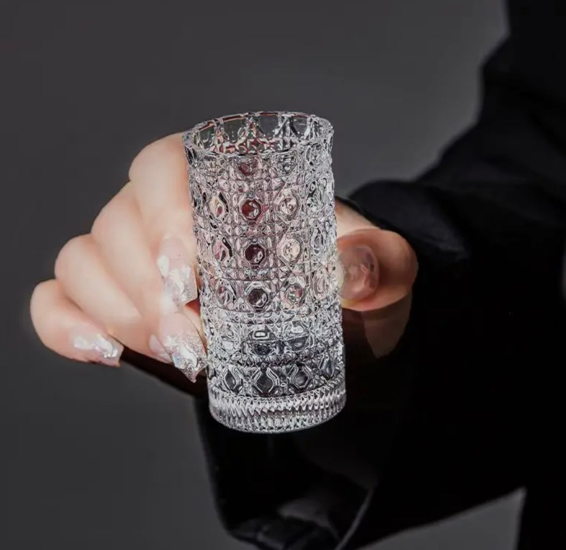 Gem Cut Shot Glasses - Set of 6