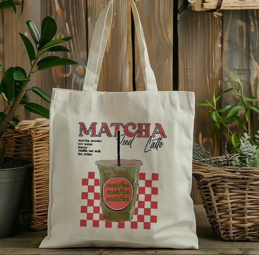 Matcha Market Tote Bag