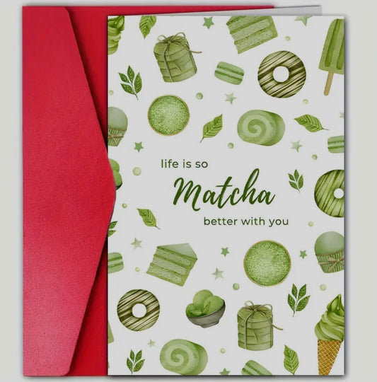Matcha Love Card