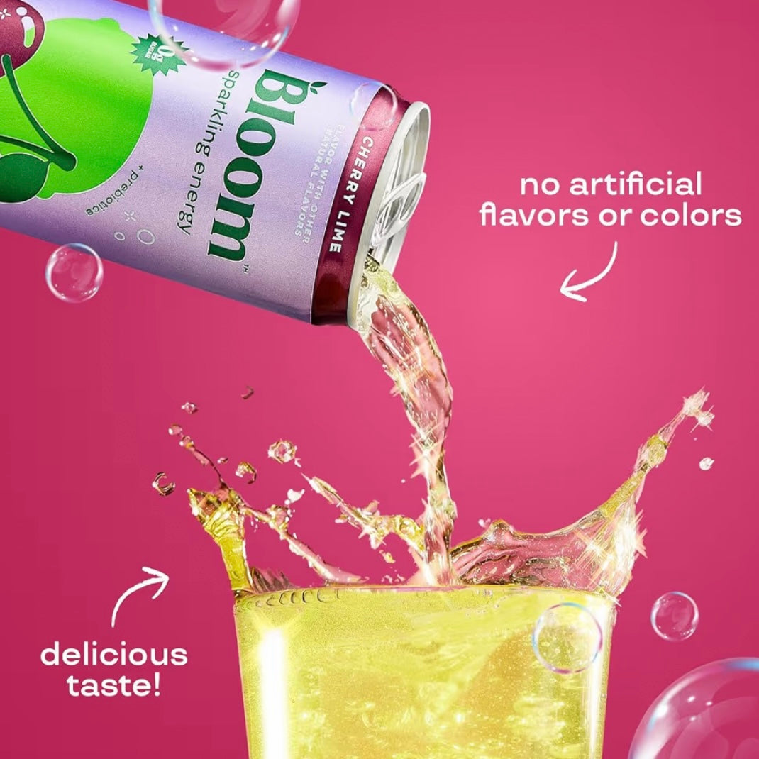 Nutrition sparkling energy drink - Cherry lime