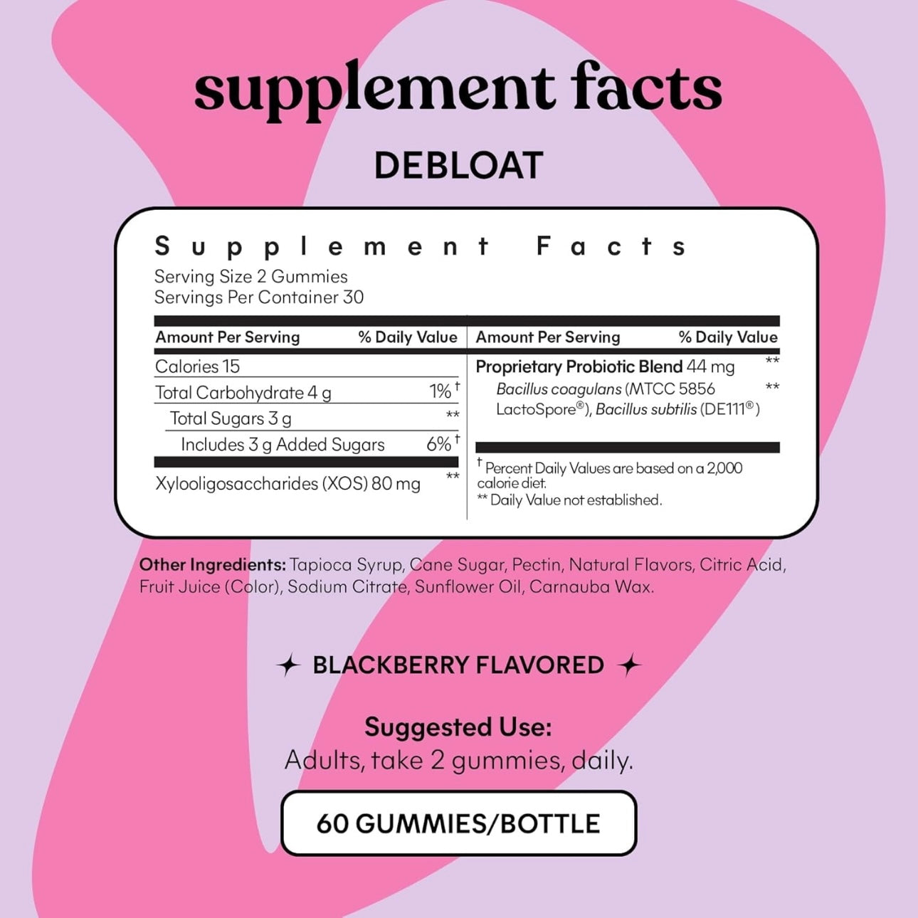 Debloat gummies