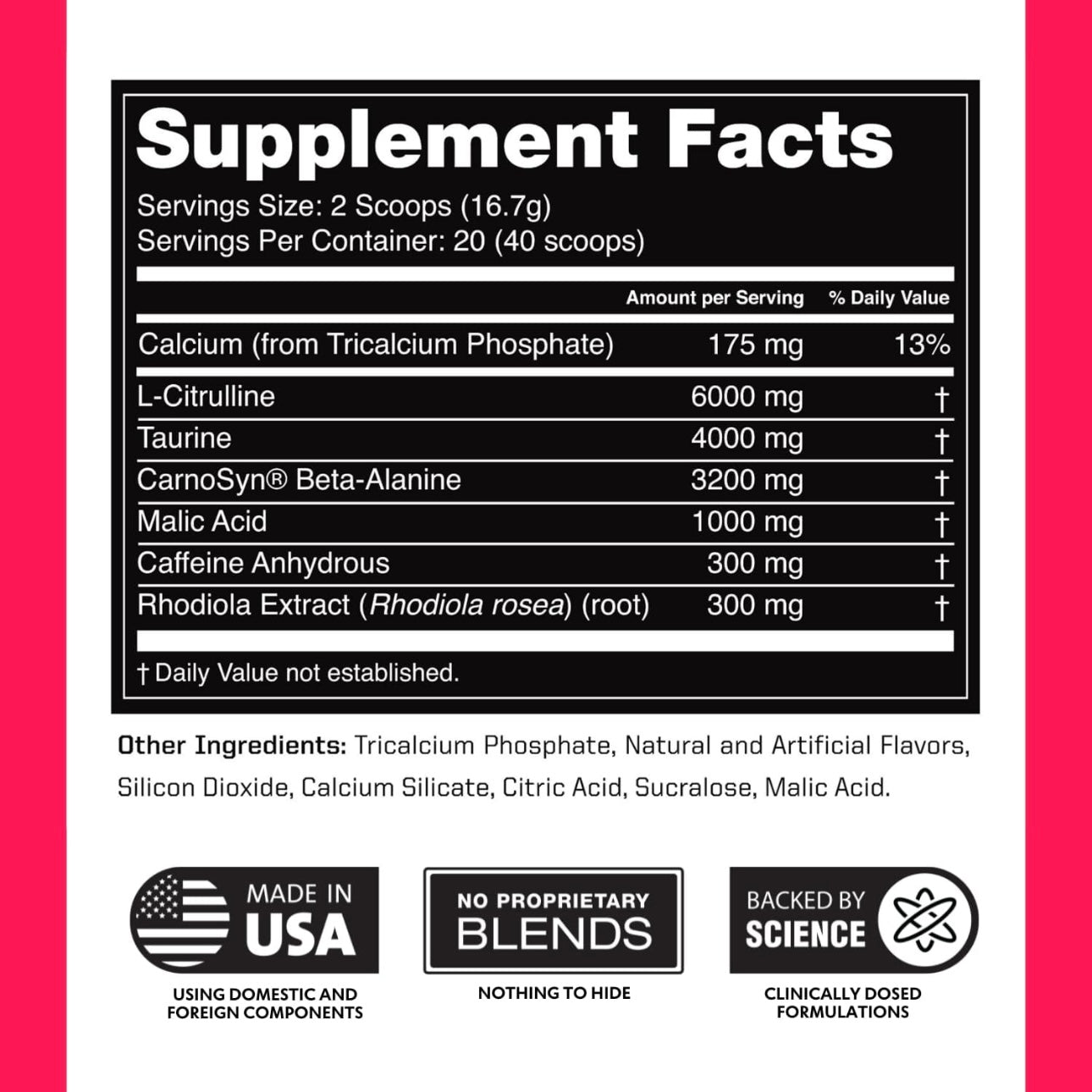 Pre-Workout - Tropical Candy