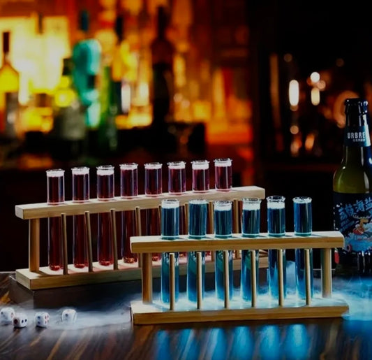 Party Tube Shot Glasses - Set of 6