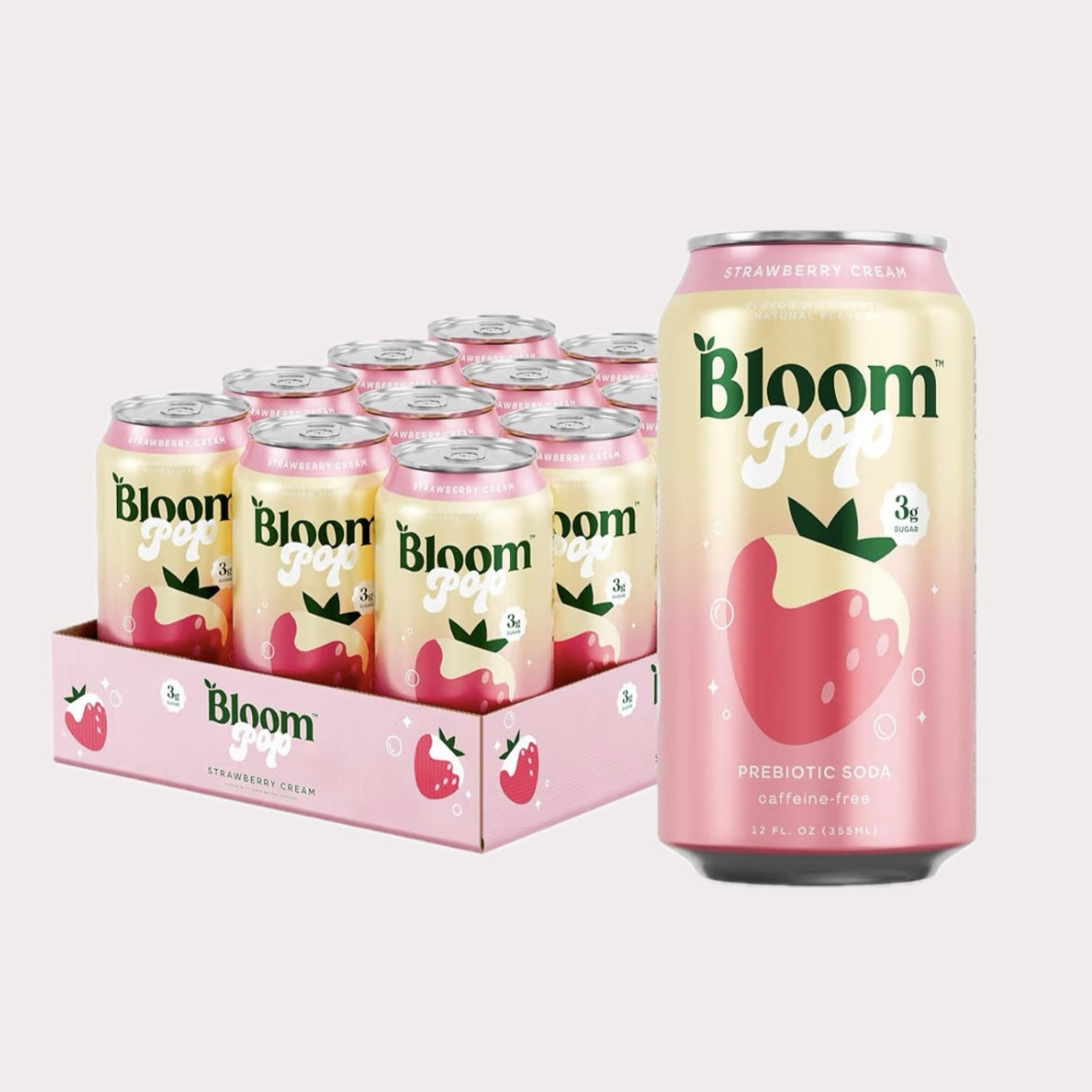 Prebiotic soda - Strawberry cream