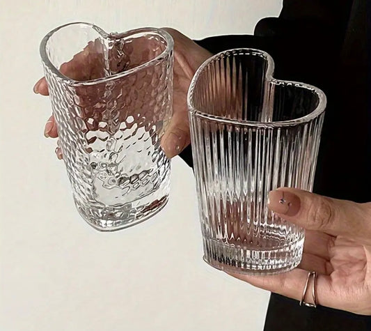 Heart Shaped Glass Duo
