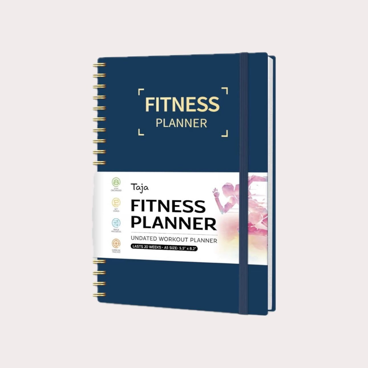 Workout journal - many colors available
