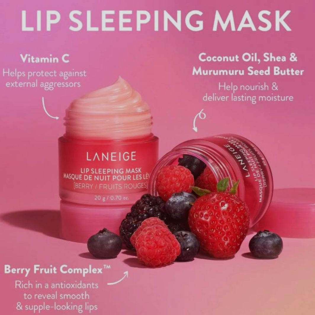 Lip Sleeping Mask Berry Red Fruits