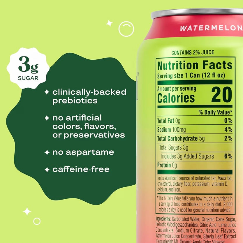 Prebiotic soda - Watermelon lime