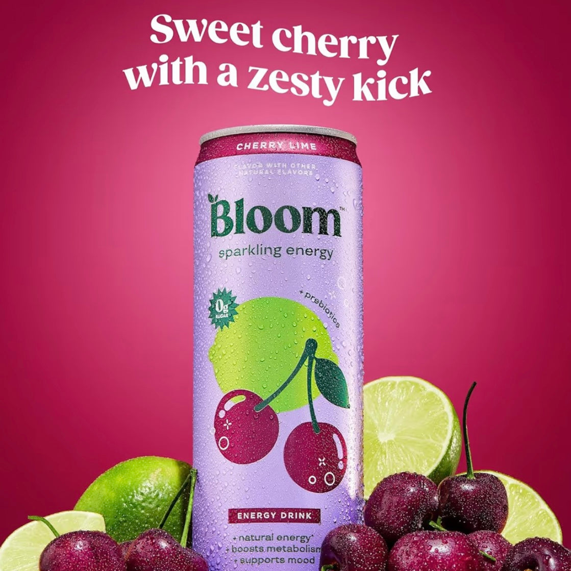 Nutrition sparkling energy drink - Cherry lime