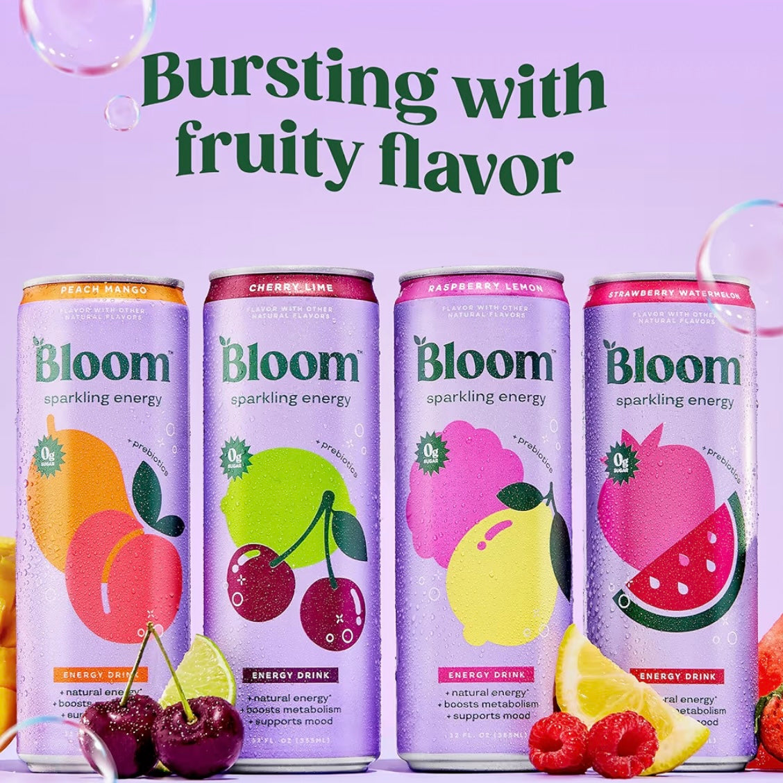 Nutrition sparkling energy drink - Variety pack