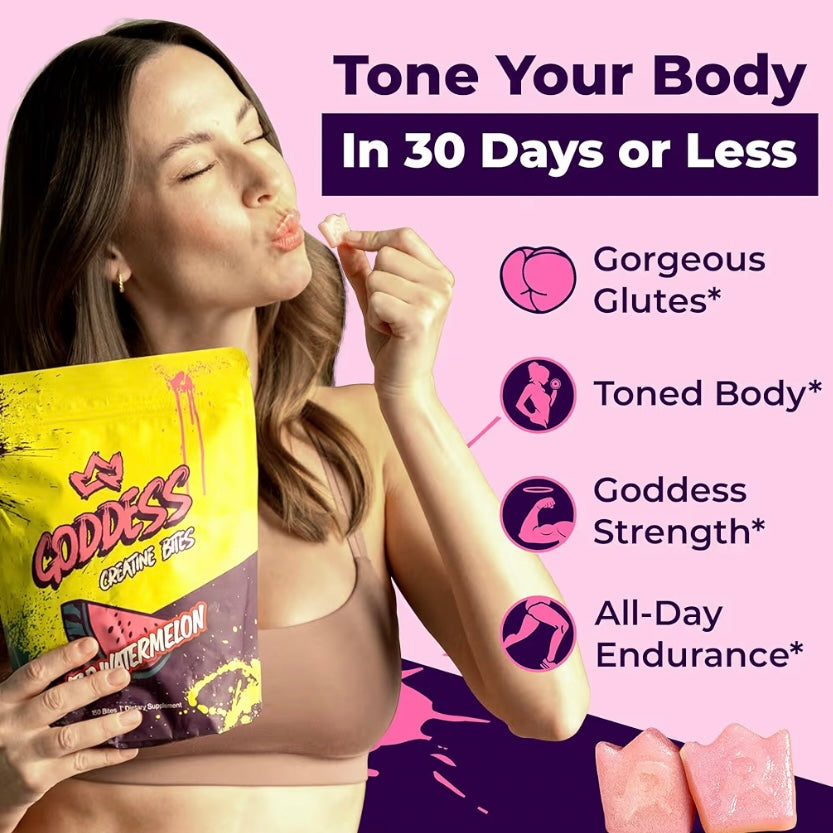 Goddess creatine gummies - Wild watermelon