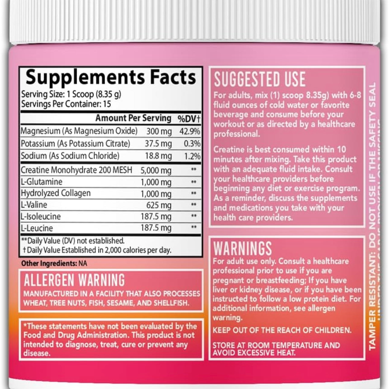 Better booty builder power creatine