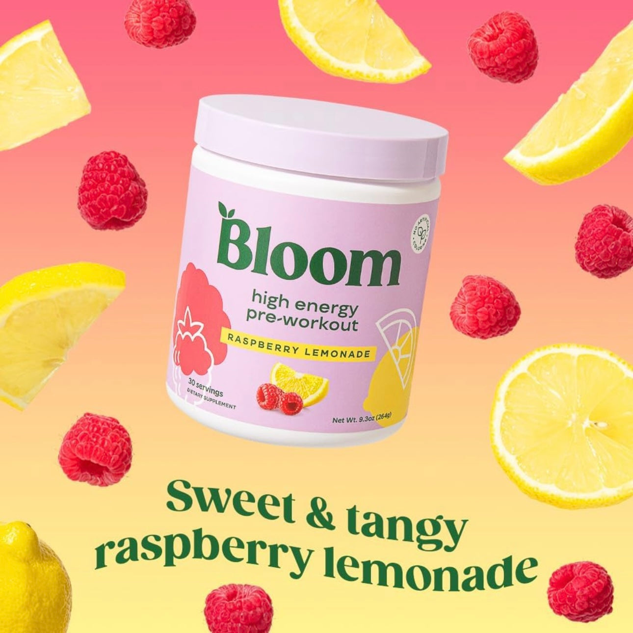 High energy pre-workout - Raspberry lemonade