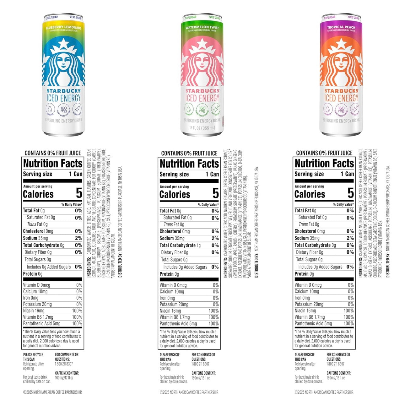 Starbucks Iced Energy Drinks - Variety Pack