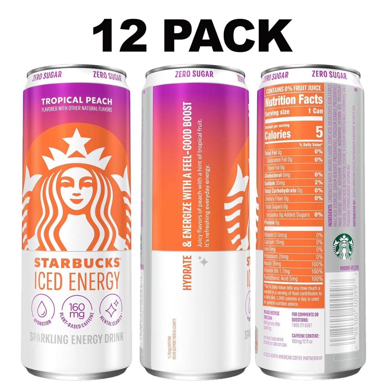 Starbucks Iced Energy Drinks - Tropical Peach