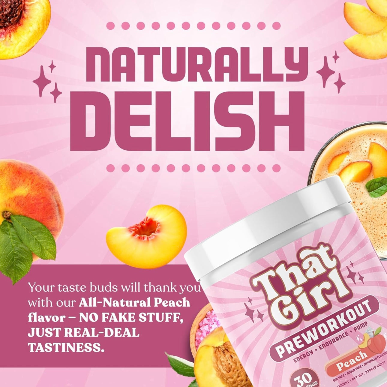 That Girl Pre-Workout - Peach
