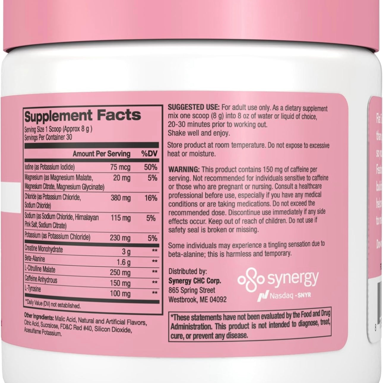 Flat Tummy Pre-Workout - Watermelon